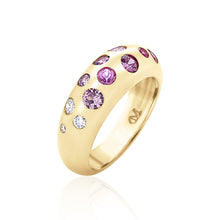 Load image into Gallery viewer, Nomad Ring - Ombre Pink Sapphire