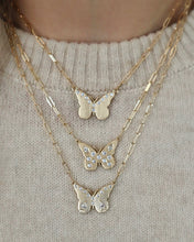 Load image into Gallery viewer, Stacey Small Butterfly Necklace - Diamonds
