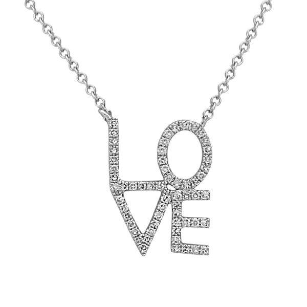 LOVE Block Necklace