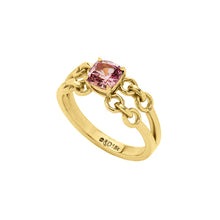 Load image into Gallery viewer, Signature Split Shank Pink Sapphire Ring
