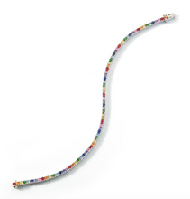 Load image into Gallery viewer, rainbow tennis bracelet