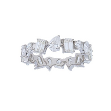 Load image into Gallery viewer, Multi Shape Diamond Eternity Band