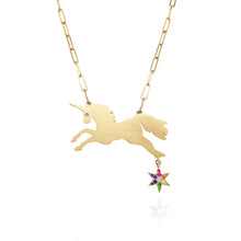 Load image into Gallery viewer, Small Unicorn Necklace