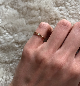 Stackable 14k Yellow Gold Ring