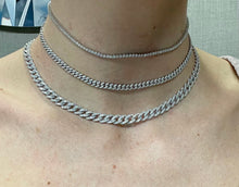 Load image into Gallery viewer, Tennis Choker Necklace