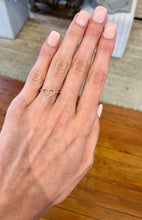 Load image into Gallery viewer, Open Heart Ring with Diamonds